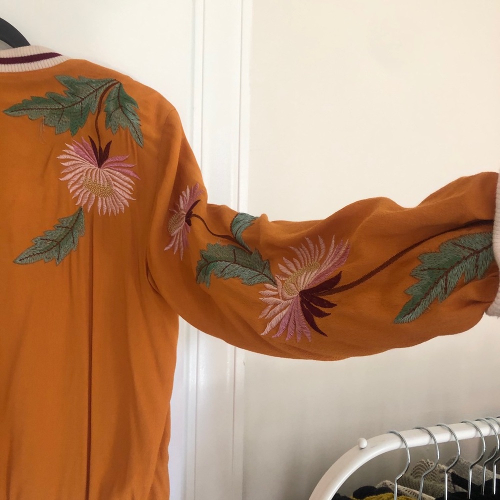 Embroidered Bomber Jacket - Picture 7 of 8